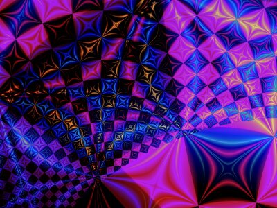 Fractal ornament shining