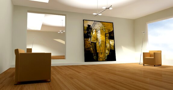 Sun shadow living room