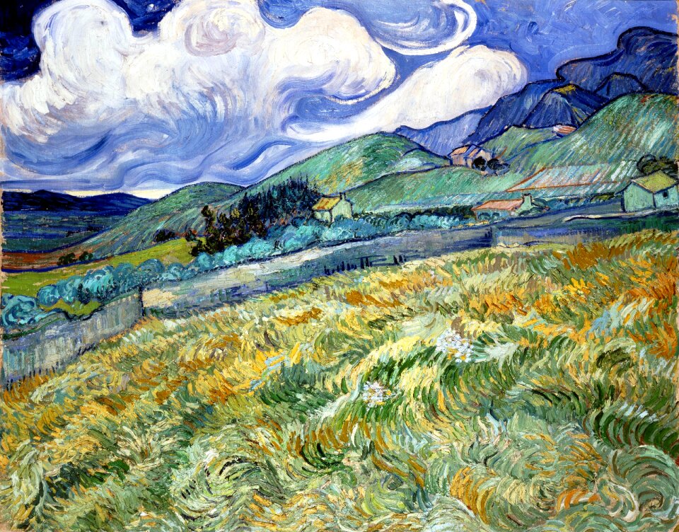 Blue dutch painter