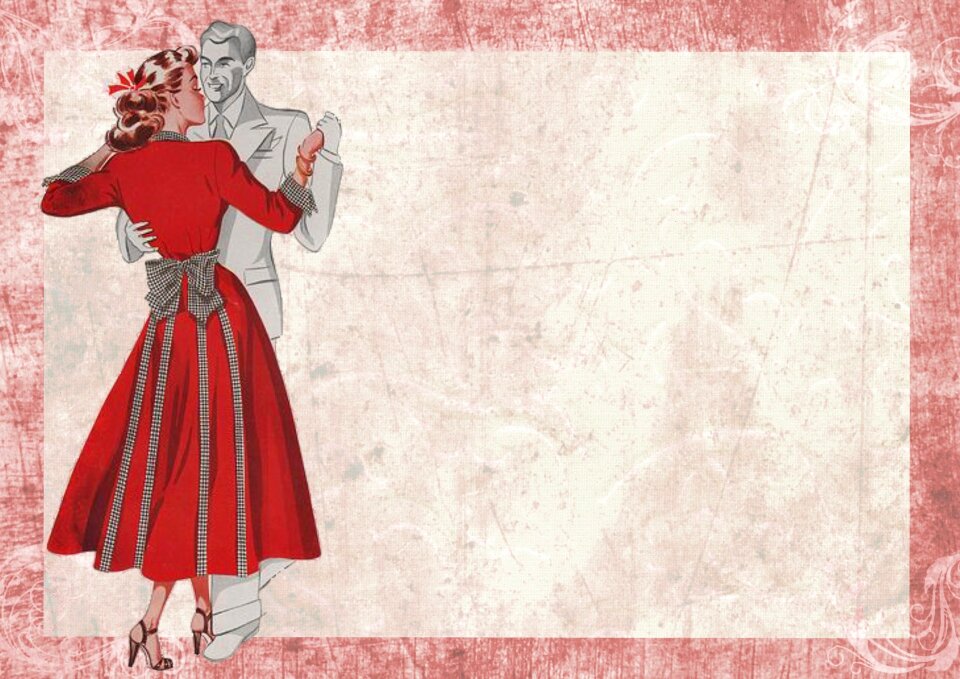 Dancing beauty background