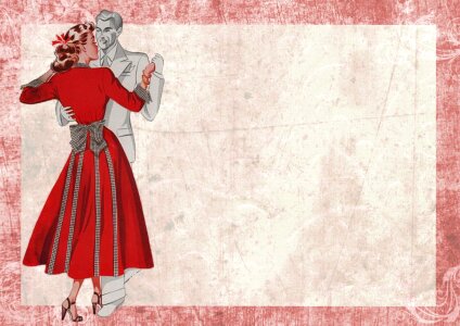 Dancing beauty background