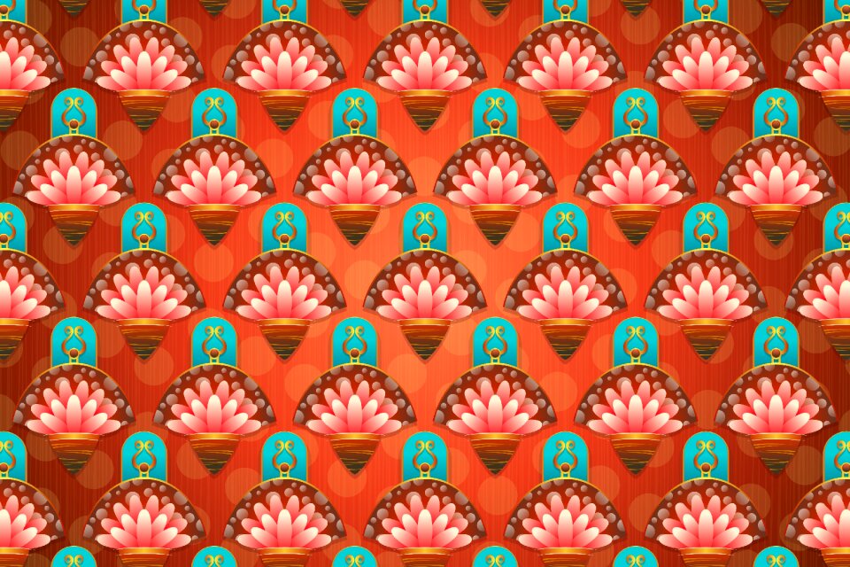 Red water lily Free illustrations