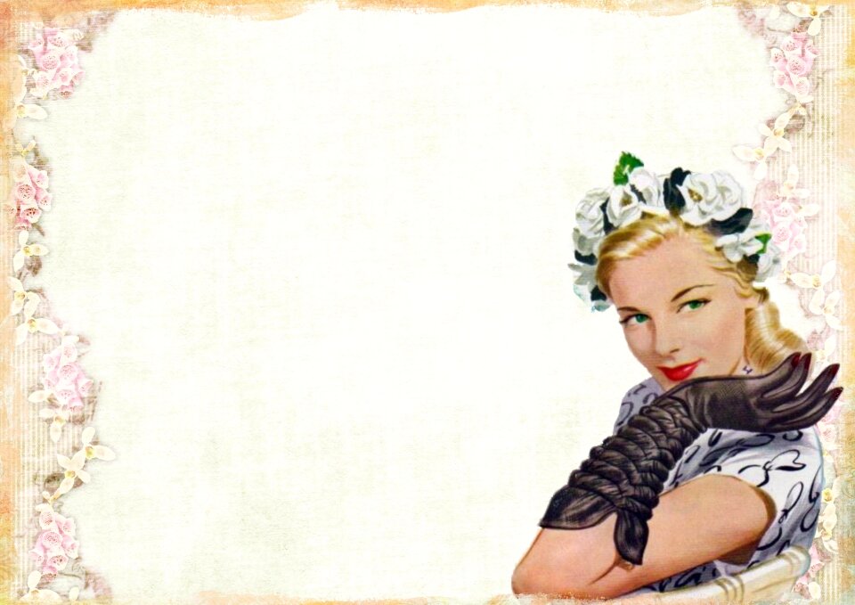 Gloves beauty background