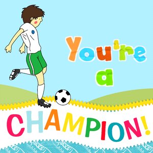 Soccer champion winning