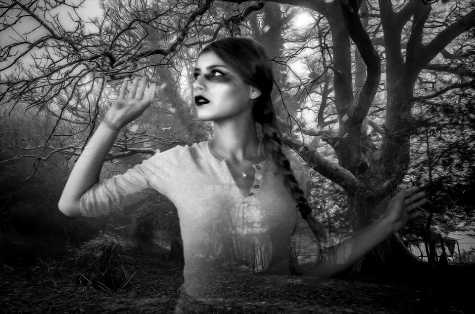 Girl gothic dark