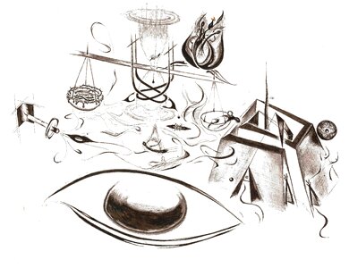 Abstract black and white Free illustrations