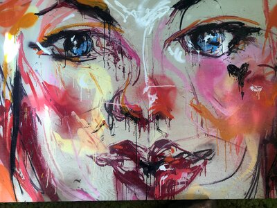 Graffiti wall Free illustrations