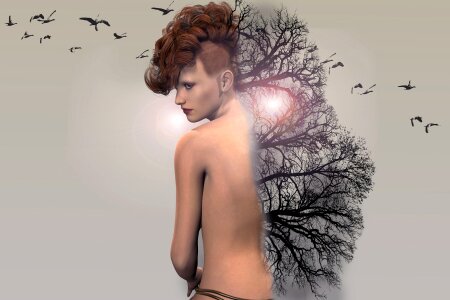 Nature nature conservation female
