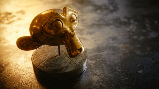 Monkey wallpaper gold