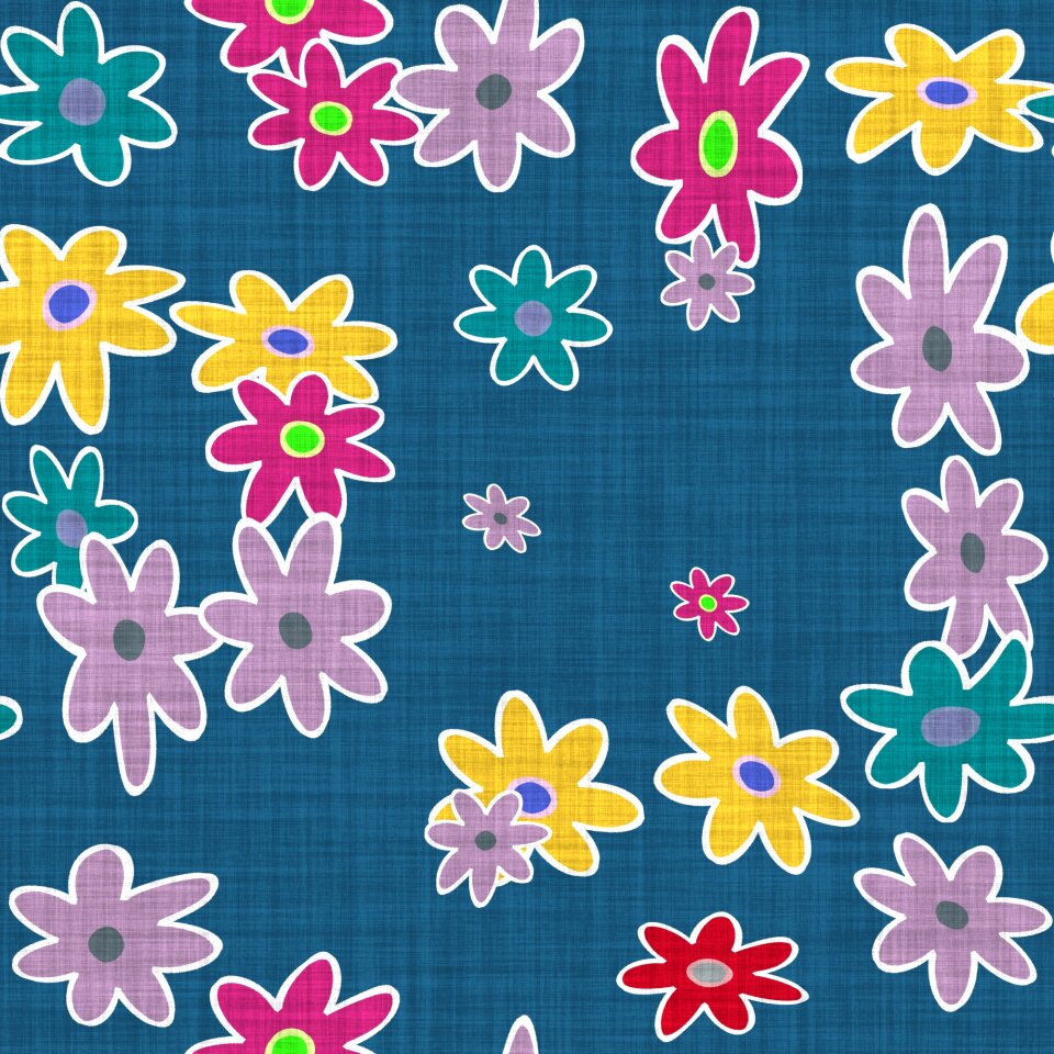 Fabric seamless blue texture