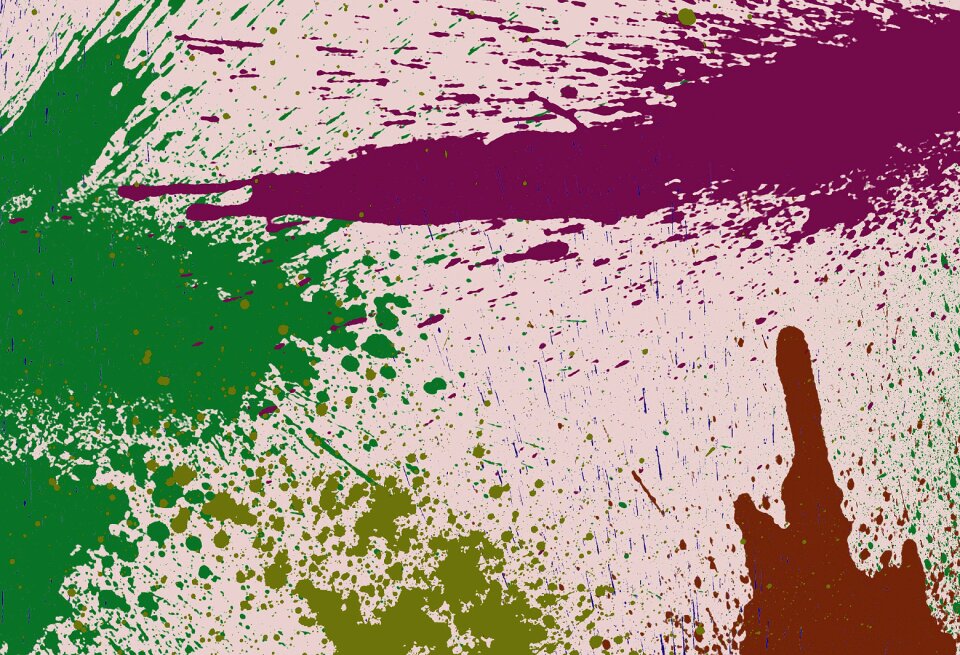 Color painted art