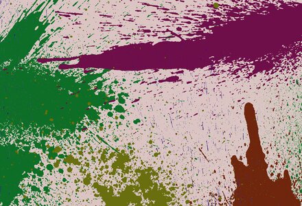 Color painted art