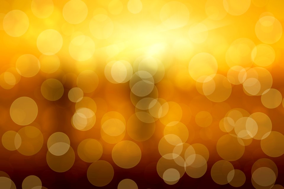 Yellow bokeh round photoshop