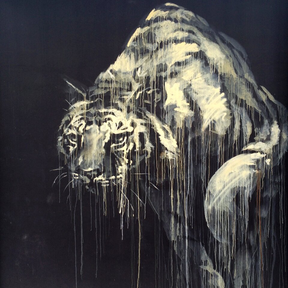 Artistic street art black