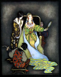 Snow white art painting