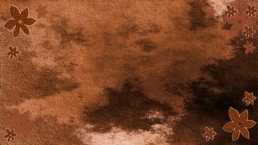 Texture flowers brown