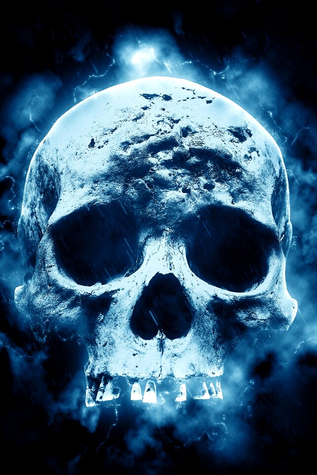 Halloween scary human