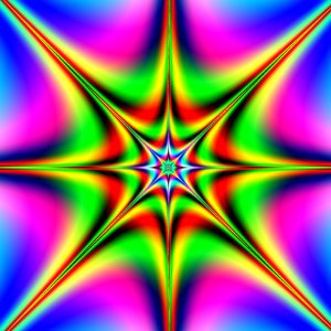 Fractal modern art colorful