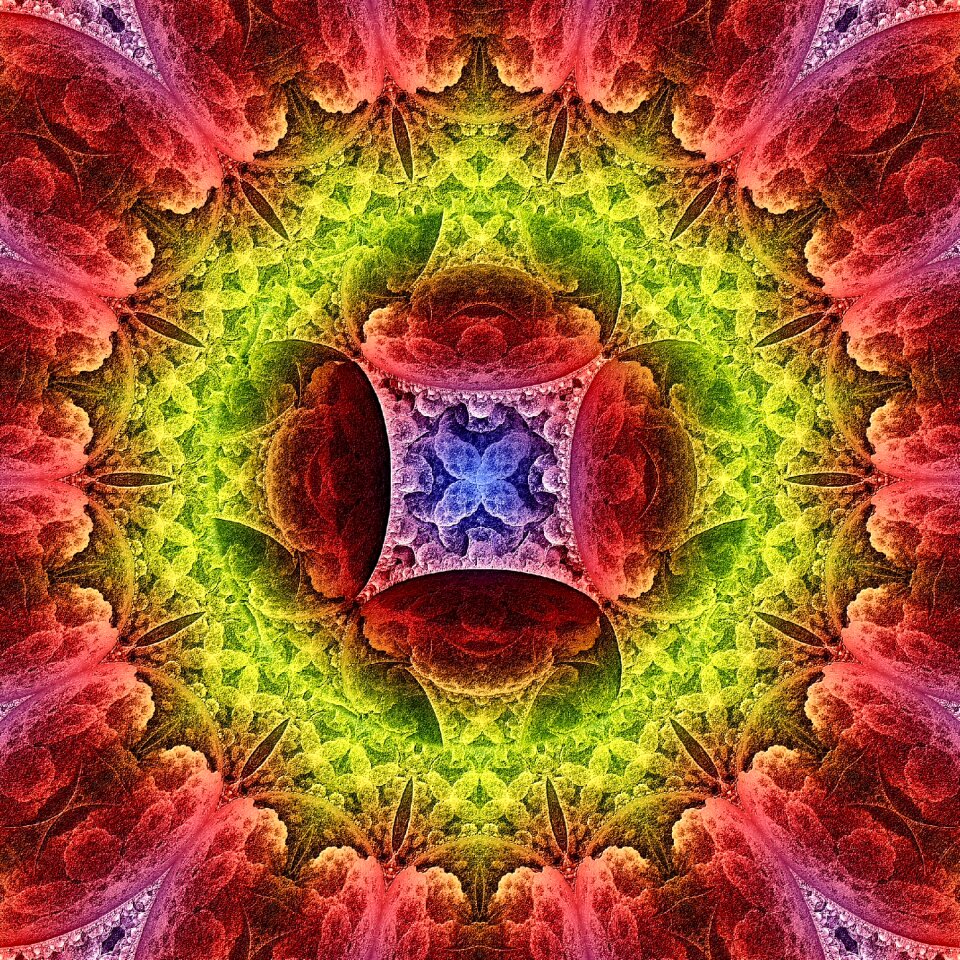 Decorative background structure