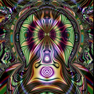 Futuristic dynamic mandala