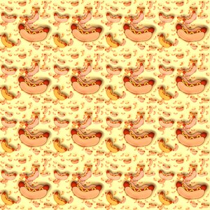 Hot-dog hotdog pattern