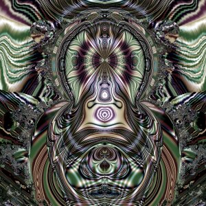 Futuristic dynamic mandala