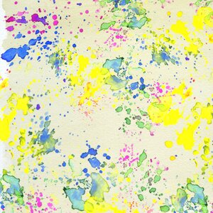 Blue yellow splash