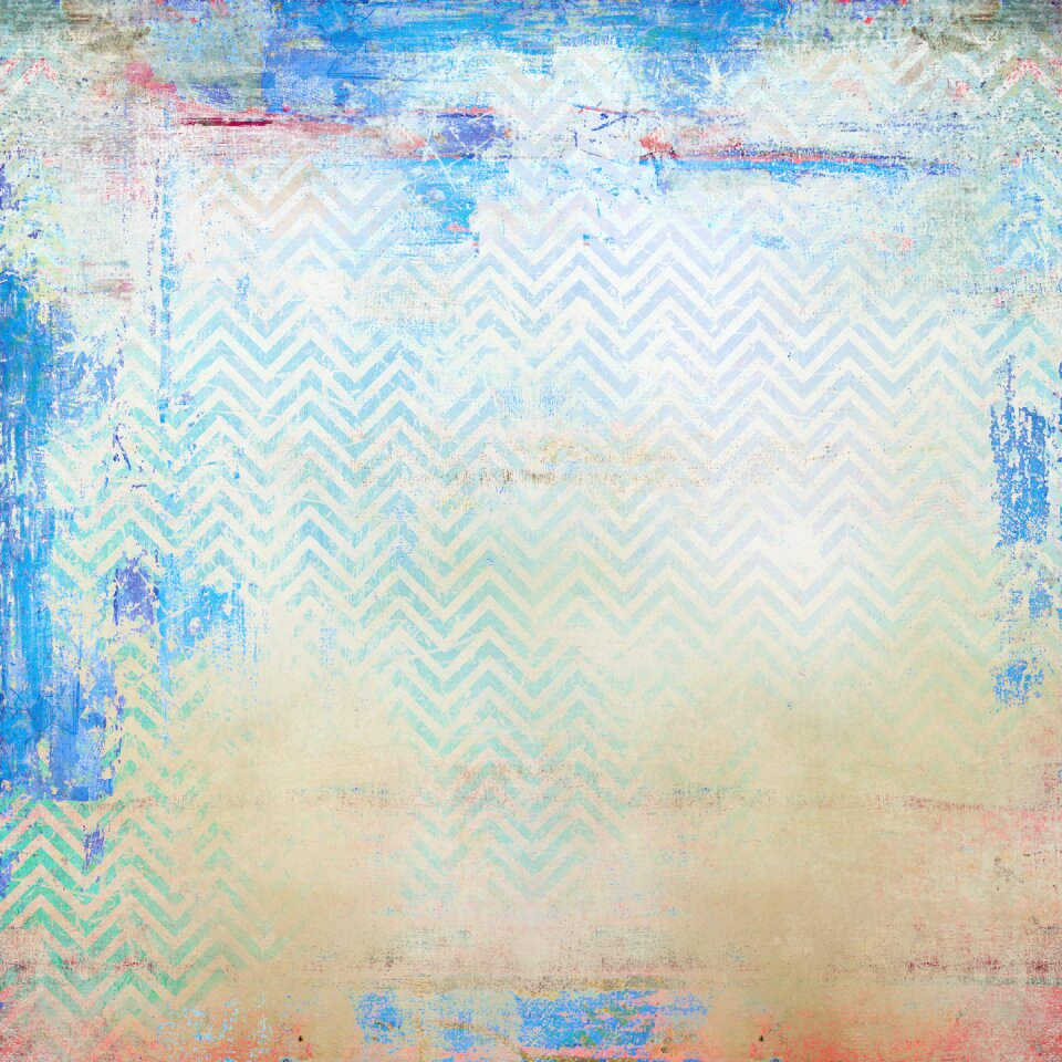 Retro rustic zigzag