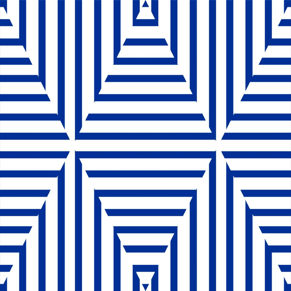 Blue white vertical horizontal