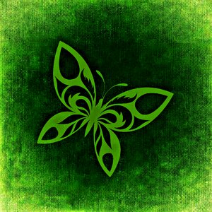 Cute funny green