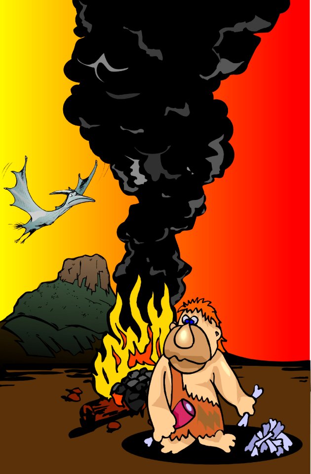 Volcano dinosaur kids