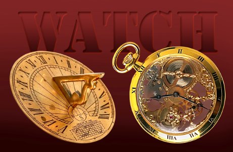 Pocket watch time clockwork