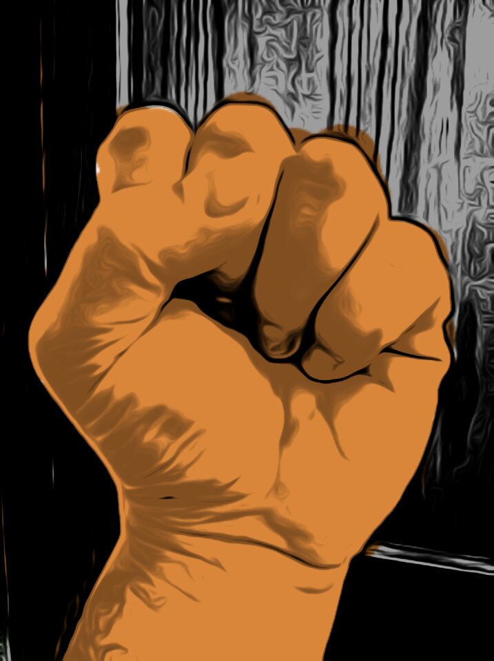 Fist gesture Free illustrations