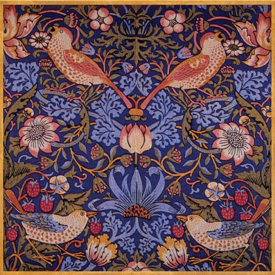 Floral design swirl