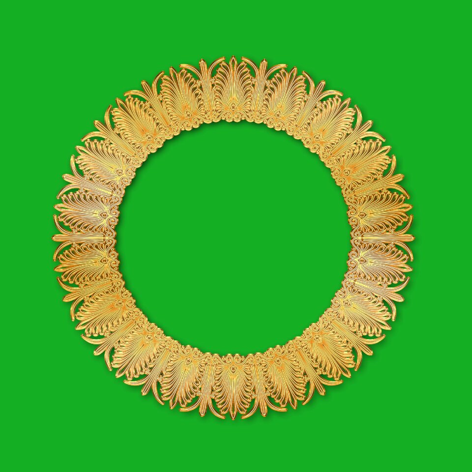 Frame design filigreed