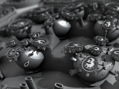 Time clock time machine science fiction