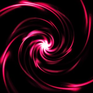 Spiral red shining
