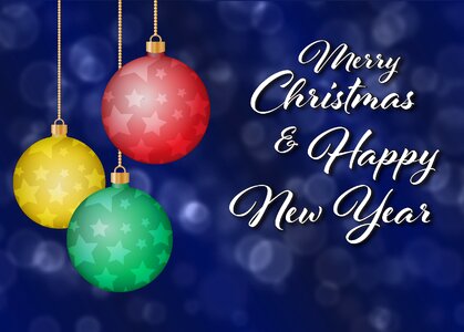 Card merry christmas new year