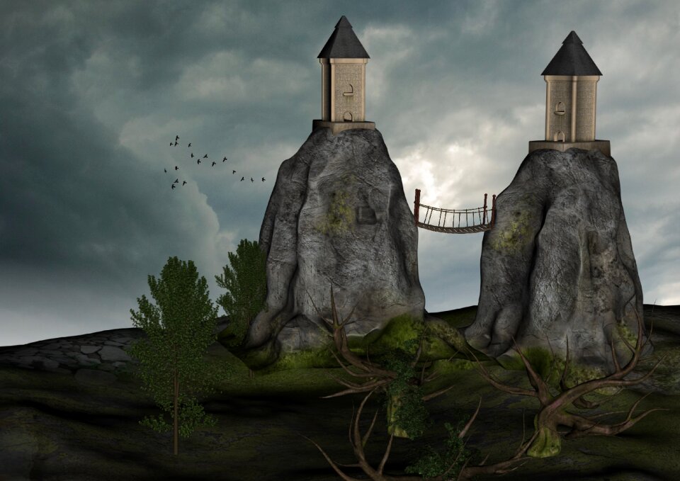 Fantasy climb building