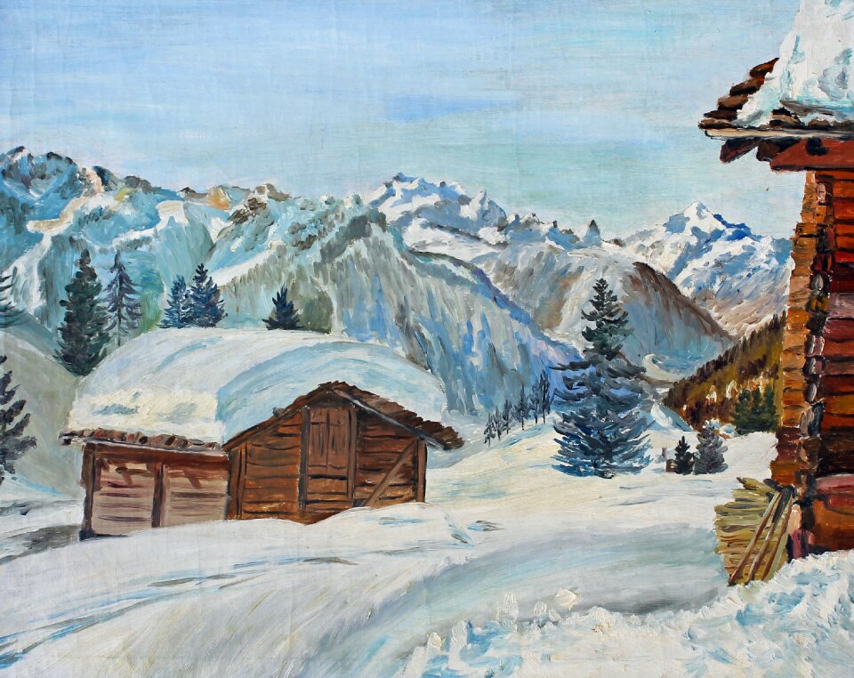 Snow calm Free illustrations