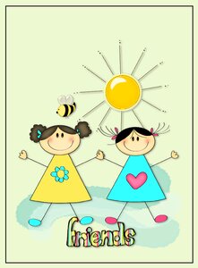 Friendship girl merry