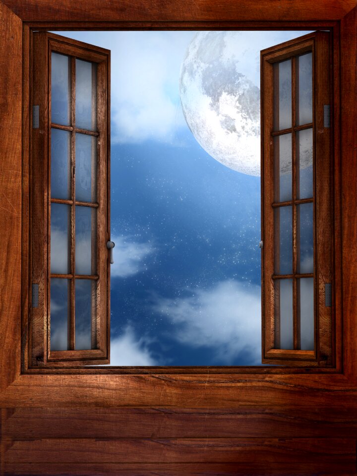 Night blue sky