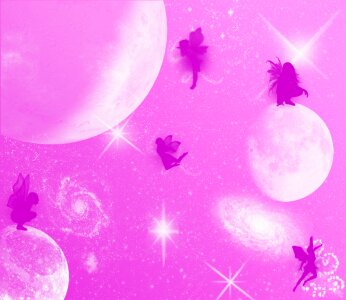 Full moon pink Free illustrations