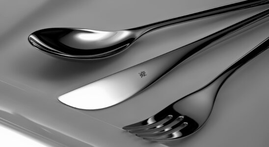 Fork spoon plate