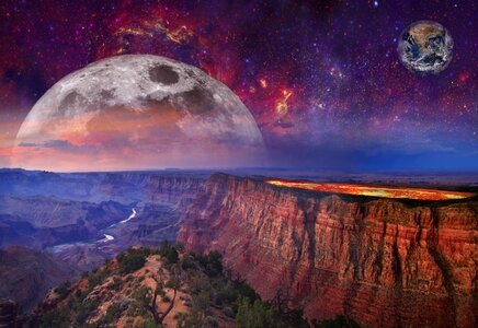 Landscape composite Free illustrations
