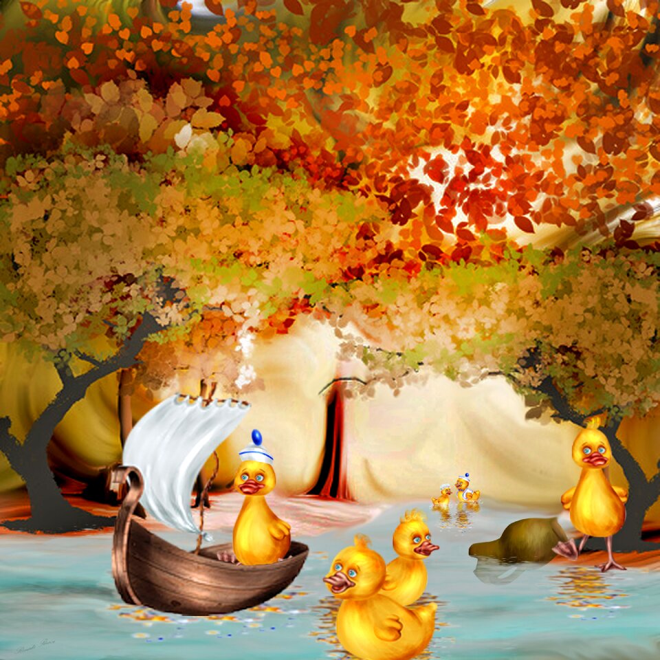 Arrangement water Free illustrations