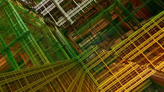 Architecture skyscraper time travel