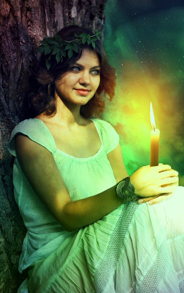 Fantasy woman female magic