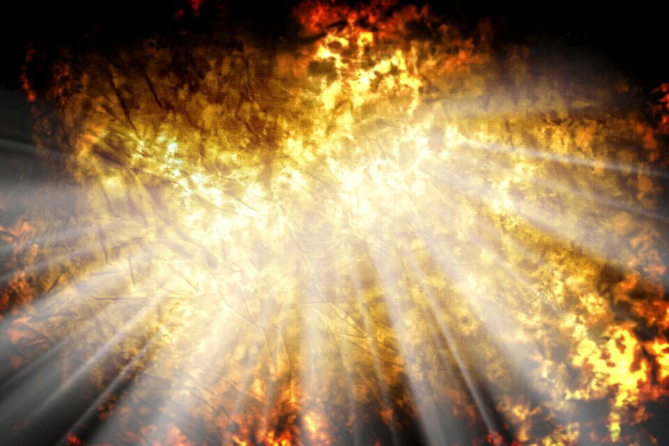 Sun rays brown hope