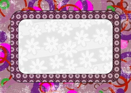 Frame design collage